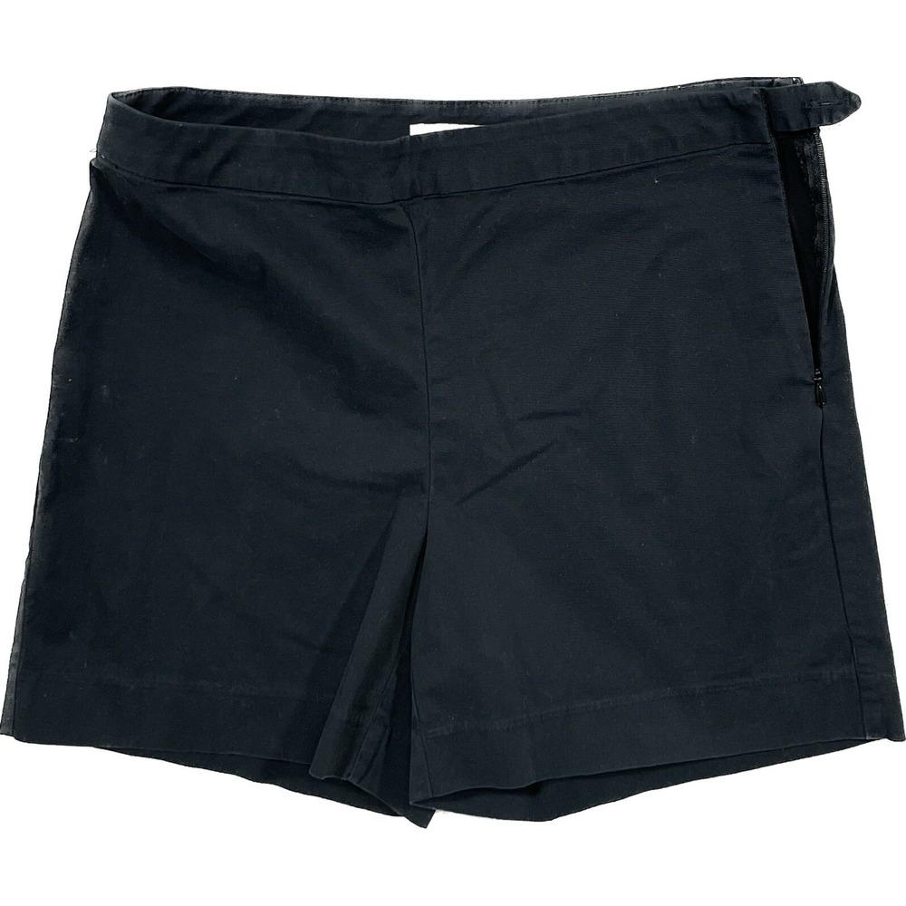 Boston Proper Black Woman's Side Zip Shorts Size 4